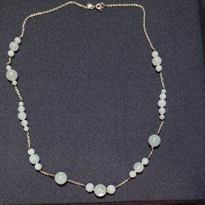 J Crew Elegant Jade Beaded Necklace